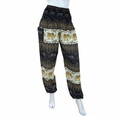 Elephant Print Trousers-Trousers-Siesta Crafts