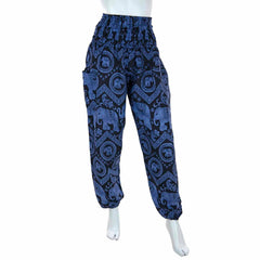Elephant Print Trousers-Trousers-Siesta Crafts