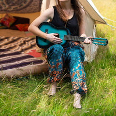 Festival Print Trousers-Trousers-Siesta Crafts