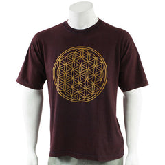 Flower of Life Stonewashed T-Shirt-T-Shirts-Siesta Crafts