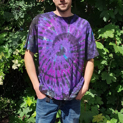 Spiral Tie Dye T-Shirt-T-Shirts-Siesta Crafts