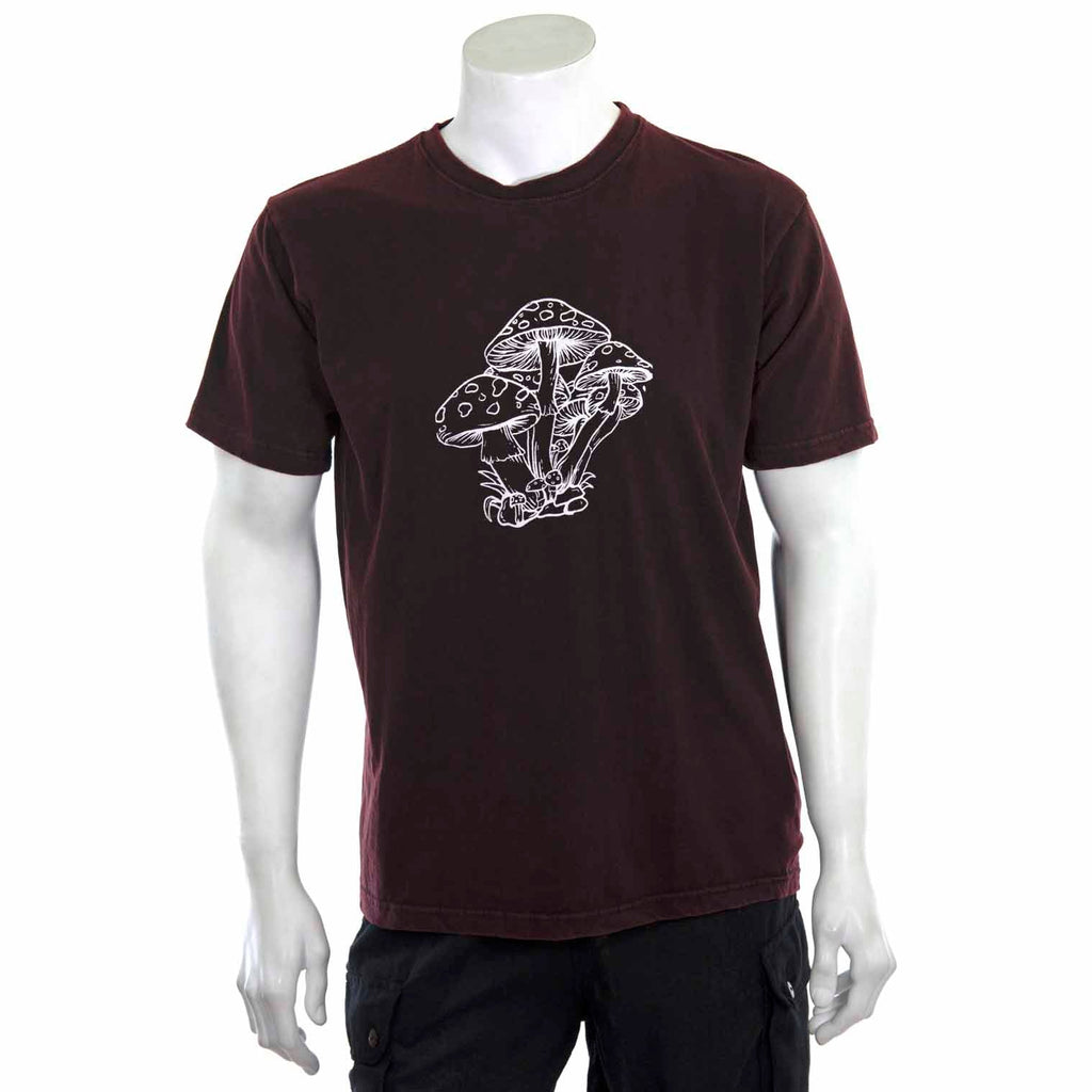 Mushroom Design T-Shirt-T-Shirts-Siesta Crafts