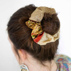 Recycled Sari Scrunchie-Hair Accessories-Siesta Crafts