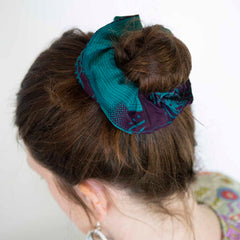 Recycled Sari Scrunchie-Hair Accessories-Siesta Crafts