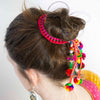 Dangle Jangle Hill Tribe Scrunchie-Hair Accessories-Siesta Crafts