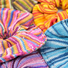 Knitted Cotton Scrunchie-Hair Accessories-Siesta Crafts