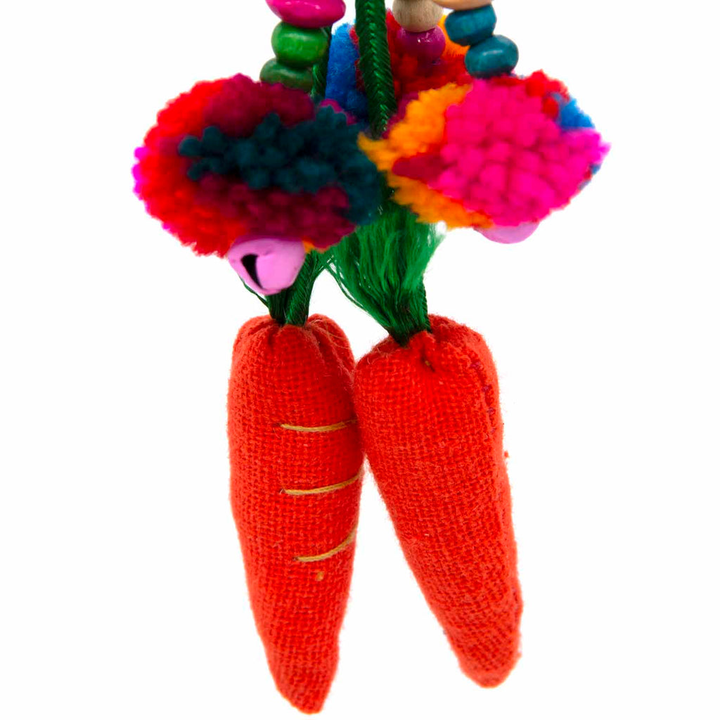 Hill Tribe Carrot Scrunchie-Hair Accessories-Siesta Crafts
