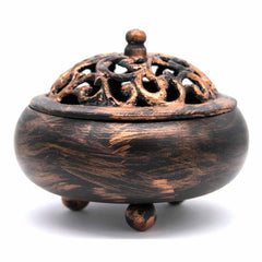 Ornate Iron Burner-Incense Holders-Siesta Crafts