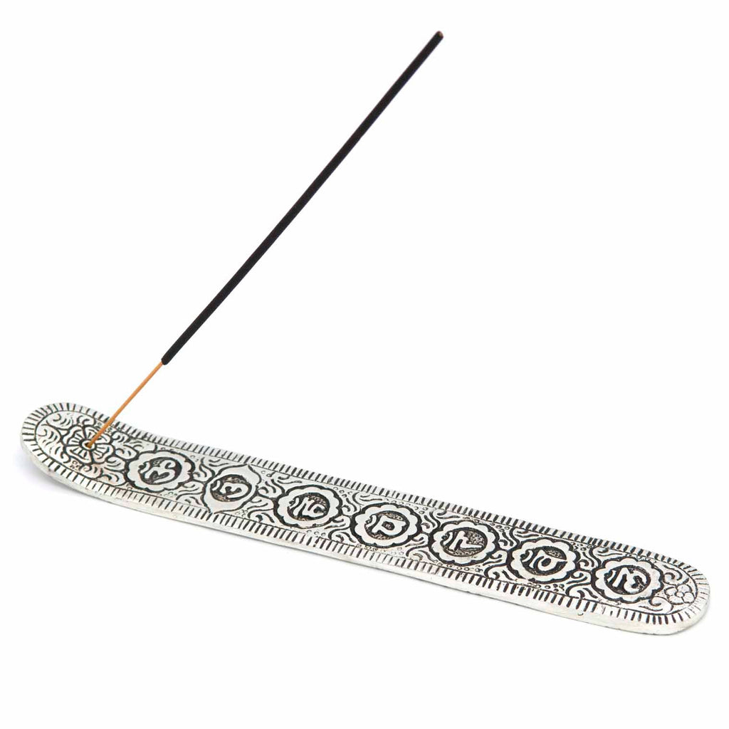 Seven Chakra Metal Ashcatcher-Incense Holders-Siesta Crafts
