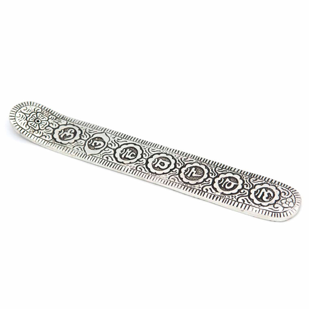 Seven Chakra Metal Ashcatcher-Incense Holders-Siesta Crafts