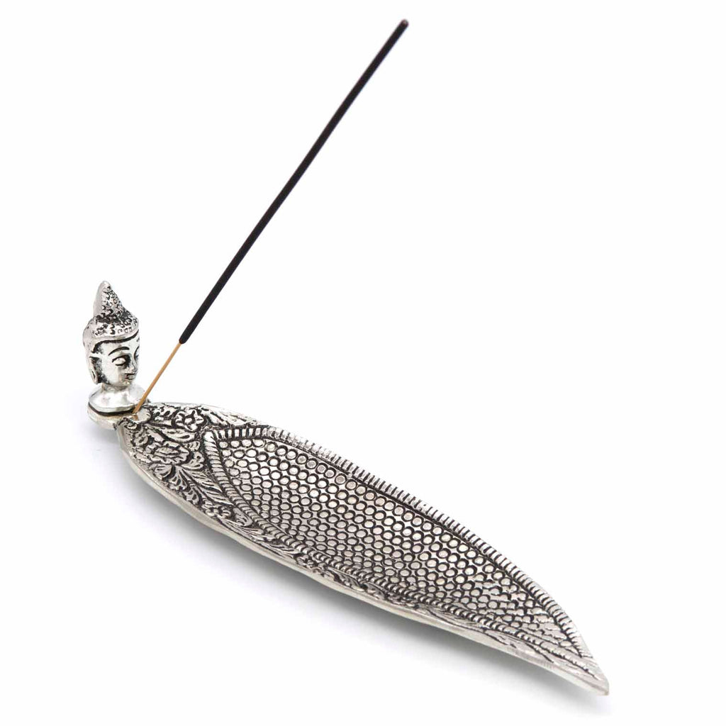 Long Buddha Metal Ashcatcher-Incense Holders-Siesta Crafts