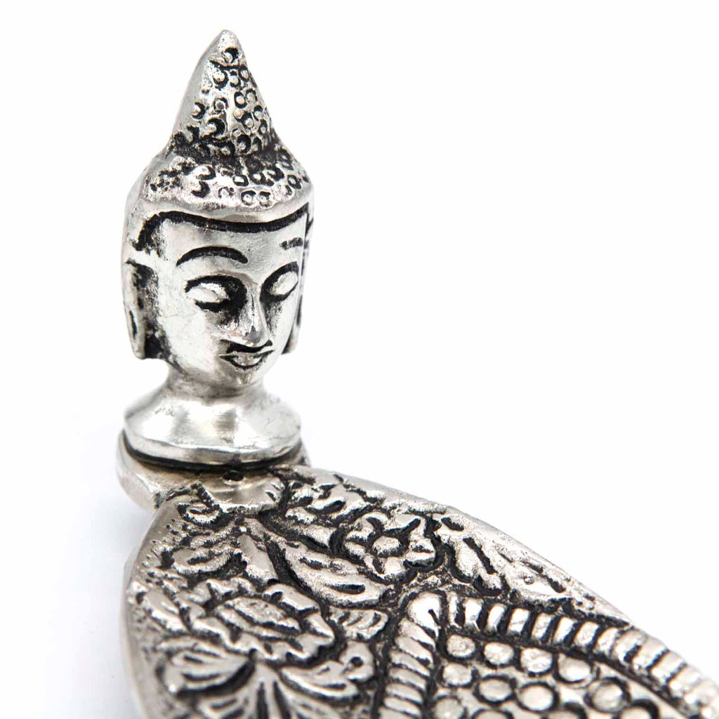 Long Buddha Metal Ashcatcher-Incense Holders-Siesta Crafts