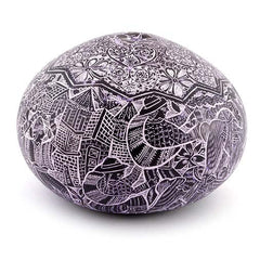 Artisan Intricate Folk Art Gourd No.3-Home Décor-Siesta Crafts