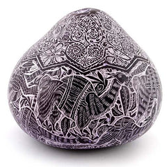 Artisan Intricate Folk Art Gourd No.4-Home Décor-Siesta Crafts
