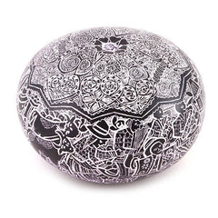Artisan Intricate Folk Art Gourd No.11-Home Décor-Siesta Crafts