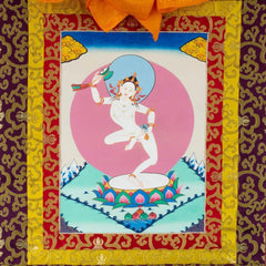 Machig Labdron Thangka No 2-Buddhism-Siesta Crafts