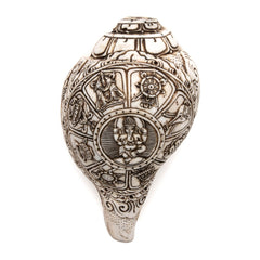 Etched Conch Shell - Ganesh-Buddhism-Siesta Crafts