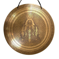 Yogi Chakra Metal Wind Gong No.32-Gongs-Siesta Crafts