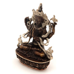 Copper Chenrezig Statue-Buddhism-Siesta Crafts