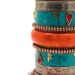 Special Standing Prayer Wheel No.234-Buddhism-Siesta Crafts