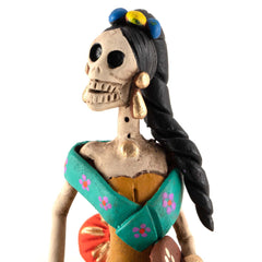 Calavera in a Boat-Ornaments & Figurines-Siesta Crafts