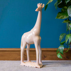 Soapstone Giraffe Statue 24"-Home Décor-Siesta Crafts