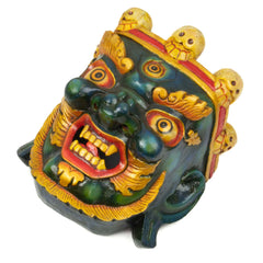 Artisan Bhutanese Bhairab Mask No.343-Home Décor-Siesta Crafts