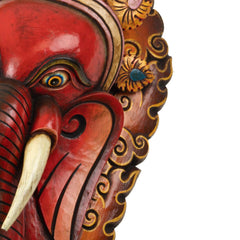 Artisan Ganesh in Wood Carving-Home Décor-Siesta Crafts