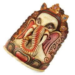 Artisan Ganesh in Wood Carving-Home Décor-Siesta Crafts