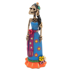 Medium Catrina Ceramic No.38-Ornaments & Figurines-Siesta Crafts