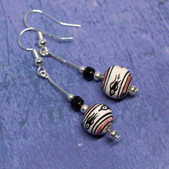 Autumnal Sphere Earrings-Earrings-Siesta Crafts