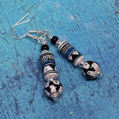 Midnight Sky Earrings-Earrings-Siesta Crafts