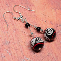 Yin Wave Earrings-Earrings-Siesta Crafts