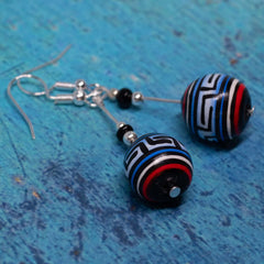 Maze Earrings-Earrings-Siesta Crafts