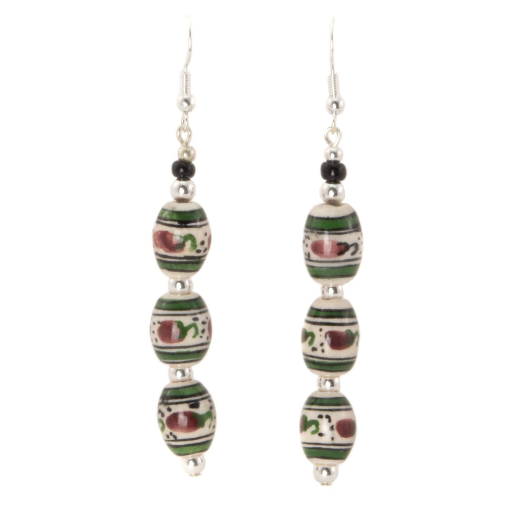 Triple Chilli Earrings-Earrings-Siesta Crafts