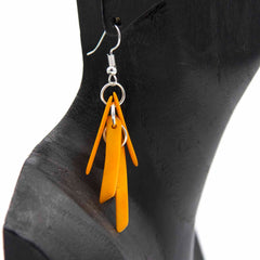 Tagua Cluster Earrings-Earrings-Siesta Crafts