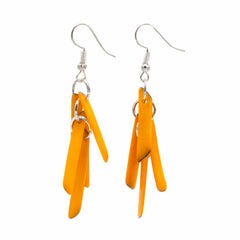 Tagua Cluster Earrings-Earrings-Siesta Crafts