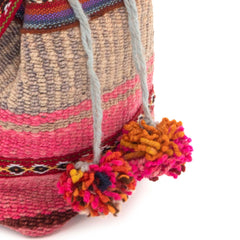 Sheepswool Drawstring Bag-Bags & Purses-Siesta Crafts