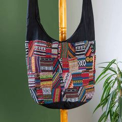 Thai Weave Patch Shoulder Bag-Bags & Purses-Siesta Crafts