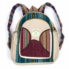 Cotton Nettle and Hemp Backpack-Bags & Purses-Siesta Crafts