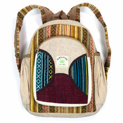 Cotton Nettle and Hemp Backpack-Bags & Purses-Siesta Crafts
