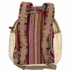 Cotton Nettle and Hemp Backpack-Bags & Purses-Siesta Crafts