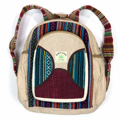 Cotton Nettle and Hemp Backpack-Bags & Purses-Siesta Crafts