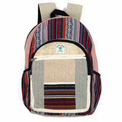 Hemp And Gheri Large Backpack-Bags & Purses-Siesta Crafts
