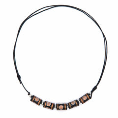 Gold Discus Necklace-Necklaces & Pendants-Siesta Crafts