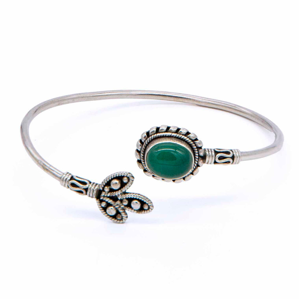 Nepalese Silver Bracelet No.9-Bracelets & Wristbands-Siesta Crafts