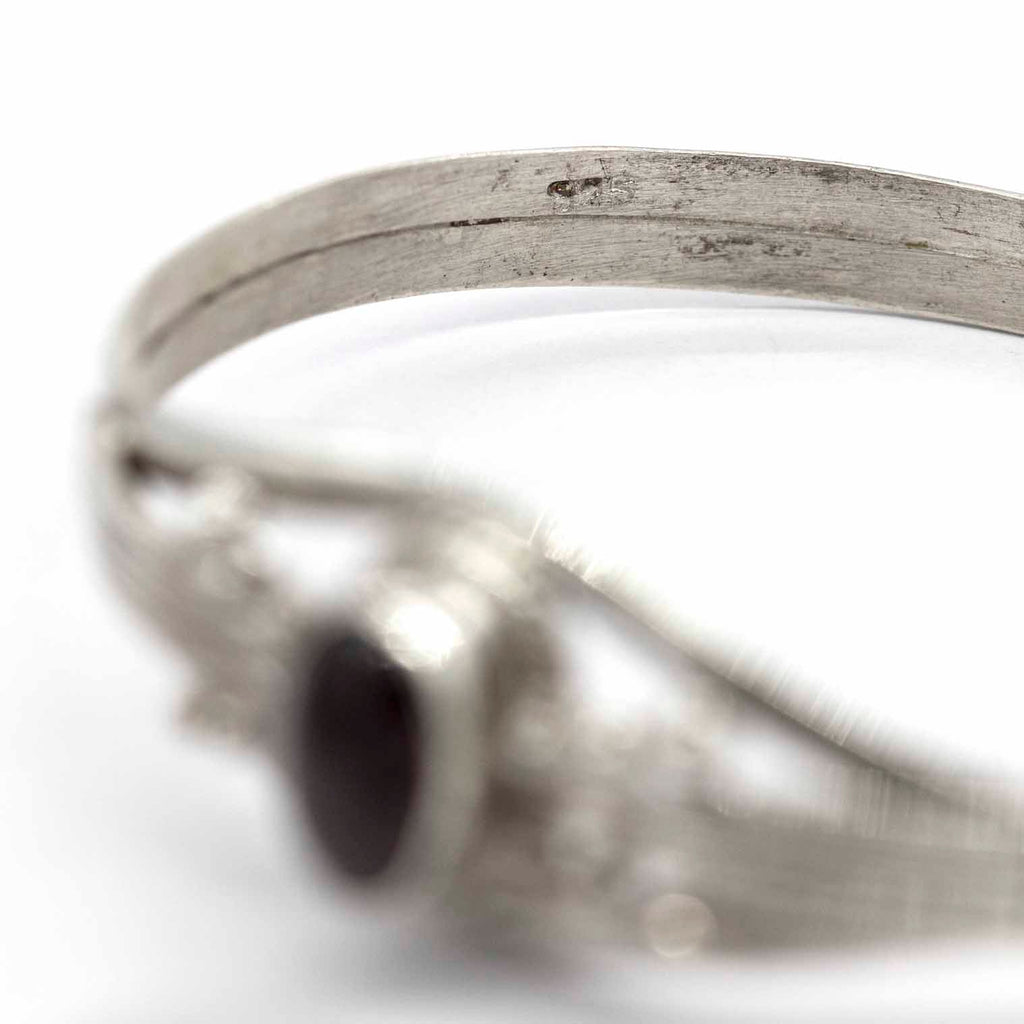 Nepalese Silver Bracelet No.12-Bracelets & Wristbands-Siesta Crafts