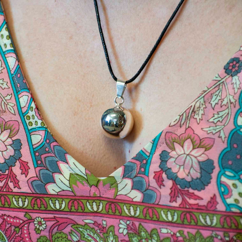 Musical Ball Pendant-Necklaces & Pendants-Siesta Crafts