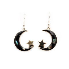 Estrella Luna Earrings-Earrings-Siesta Crafts
