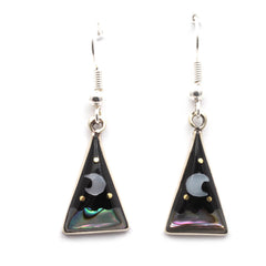 Stellar Triangle Earrings-Earrings-Siesta Crafts